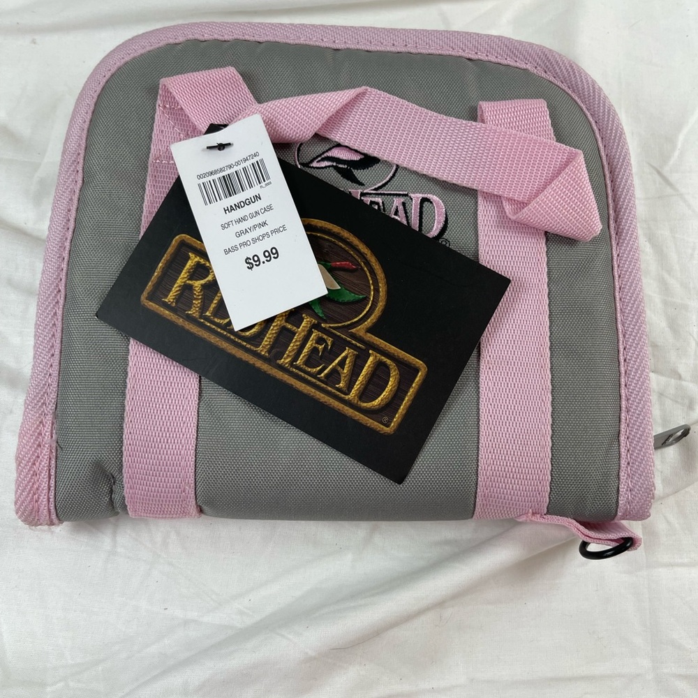RedHead Pink and Gray 9 inch Case